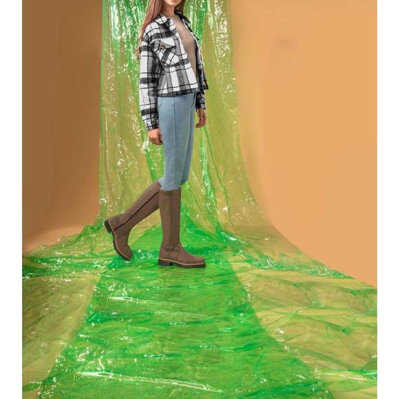 NEW ANDREA women's soft touch riding boots in camel - Picture 5 of 5